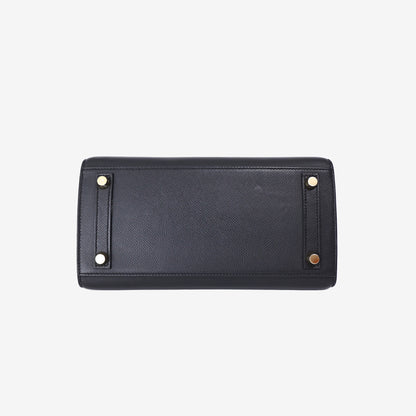 Hermès Birkin 25 in Noir Epsom Leather with Gold Hardware