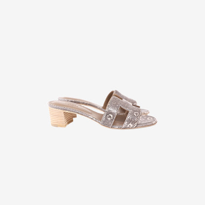 Hermès Oasis Sandals in Ombré Lizard Skin (Size 36)