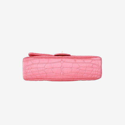 Chanel 2.55 Bag in Pink Satin with Gold Hardware