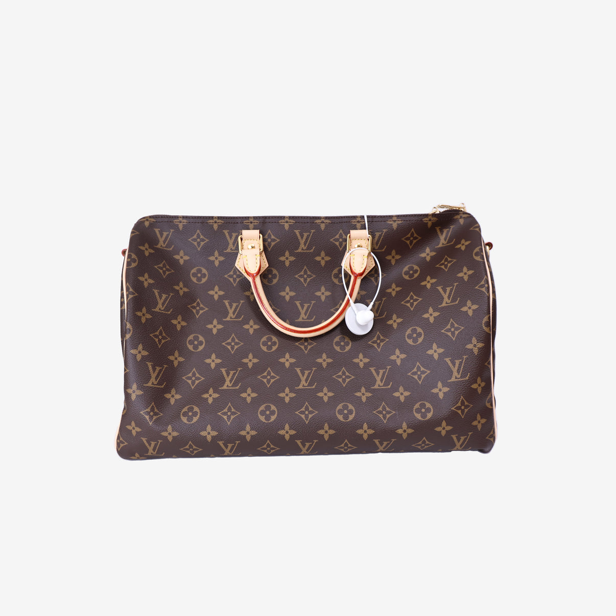 Louis Vuitton Speedy 40 in Brown Monogram Canvas Leather with Gold Hardware back view