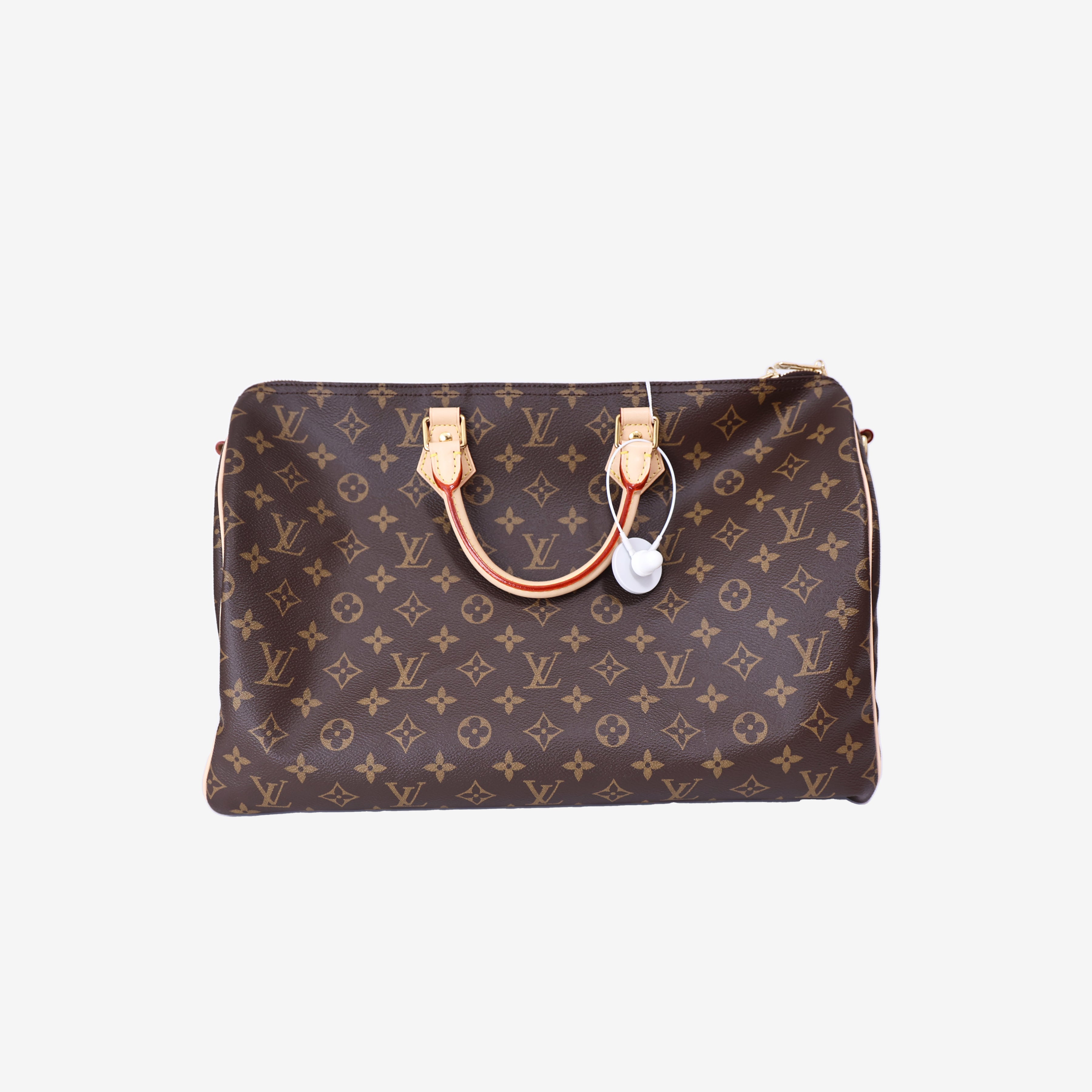 Louis Vuitton Speedy 40 in Brown Monogram Canvas Leather with Gold Hardware back view