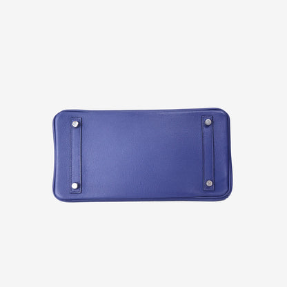 Hermès Birkin 30 in Bleu Vache Trekking Leather with Palladium-Plated Hardware