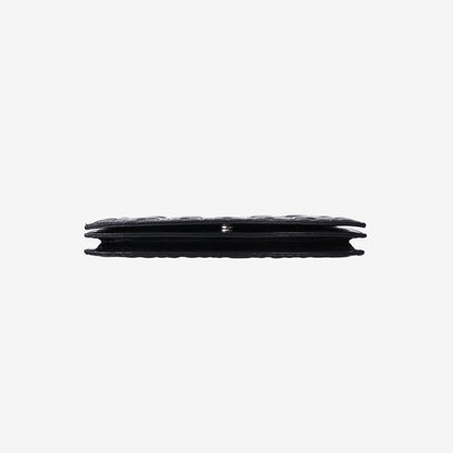 Dior Patent Clutch in Black Patent Calfskin Leather with Silver Hardware