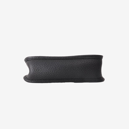 Hermès Evelyne 16 in Black Clemence Leather with Gold-Plated Hardware