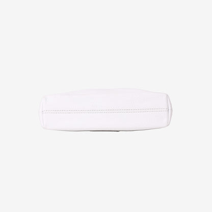 Chrome Hearts Viv Shoulder Bag in Black Calf Leather with Silver Hardware
