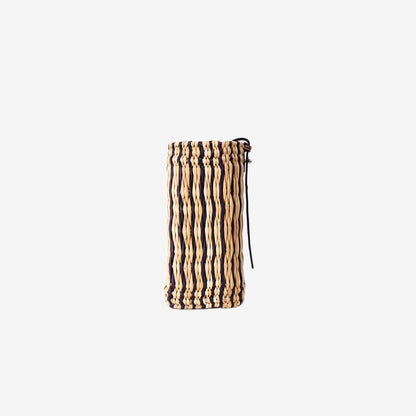 Loewe Square Anagram Wicker Basket Tote Bag in Beige