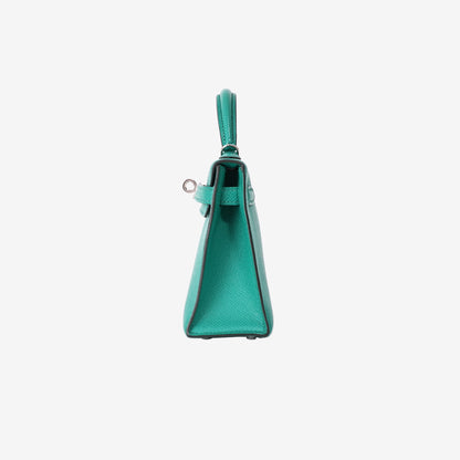 Hermès Mini Kelly 20 in Vert Jade Epsom Leather with Palladium Hardware (Contact to Enquire)