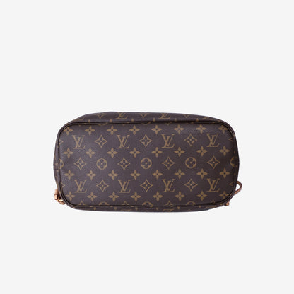Louis Vuitton Neverfull MM in Monogram Coated Canvas with Gold Hardware