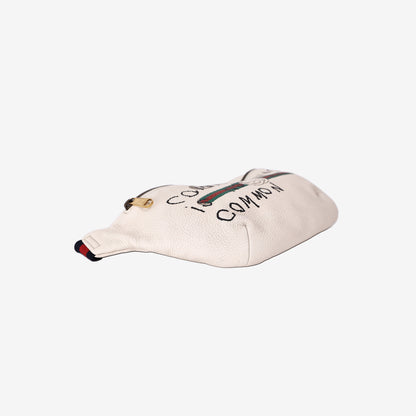 Gucci Coco Capitán Belt Bag in White Calfskin Leather