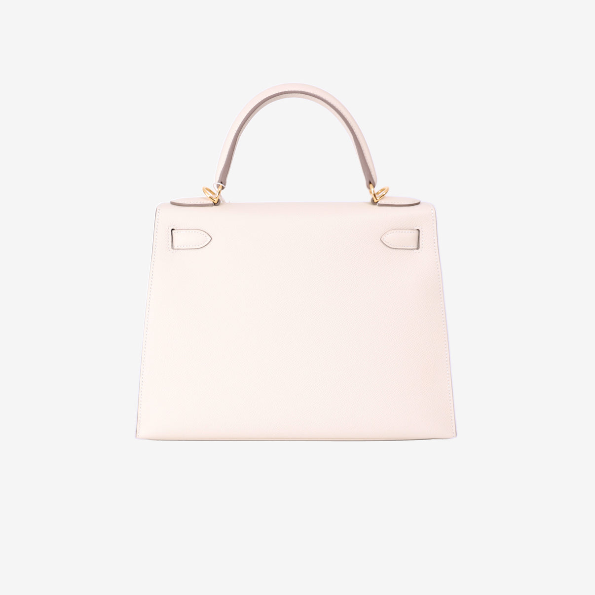 Hermès Kelly 28 in Craie Epsom Leather with Gold Hardware back view