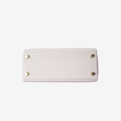 Hermès Kelly 25 in Béton Togo Leather with Gold-Plated Hardware