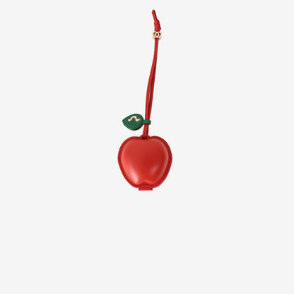 Chanel Apple Mini Bag Charm in Red Lambskin with Gold Hardware