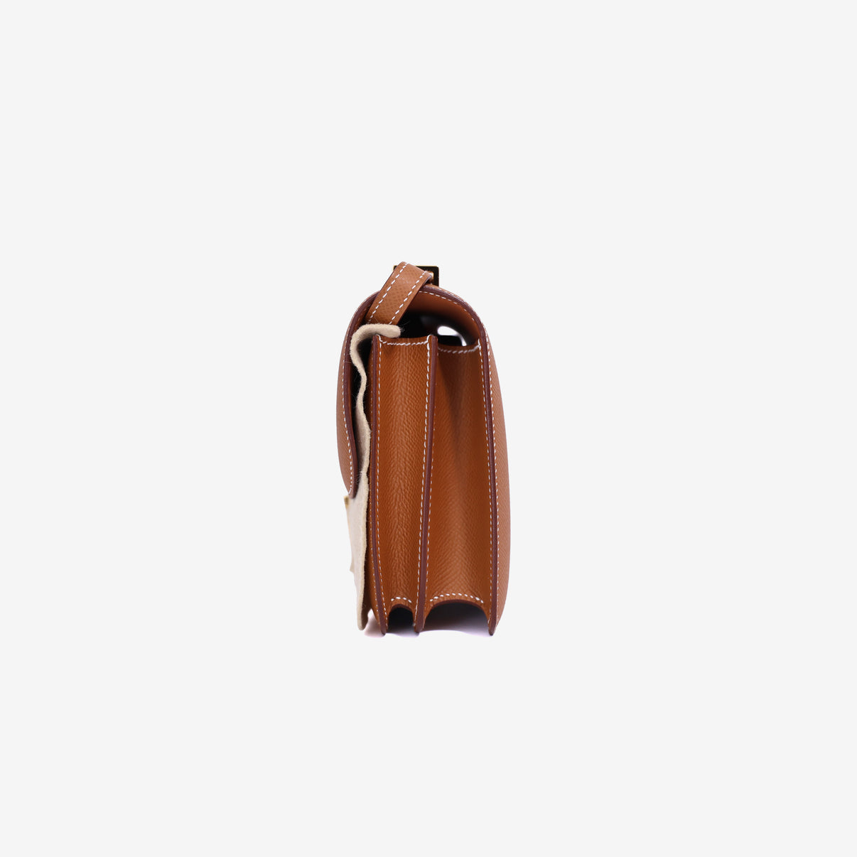 Hermès Constance 18 in Gold Epsom Leather with Gold Hardware side view