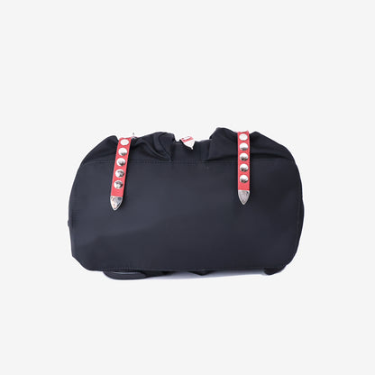 Prada Elektra New Vela Backpack in Black Nylon