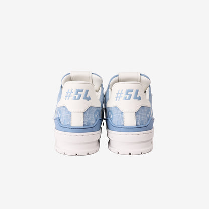 Louis Vuitton Blue Canvas Sneakers (Size 38.5) (Contact to Enquire)