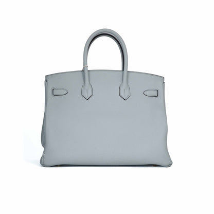 Hermès Birkin 35 in Bleu Pale Togo Leather with Gold Hardware (Contact to Enquire)
