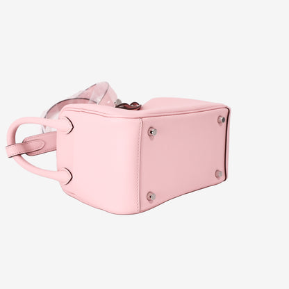 Hermès Mini Lindy in Rose Sakura Swift Calfskin with Palladium Hardware (Contact to Enquire)