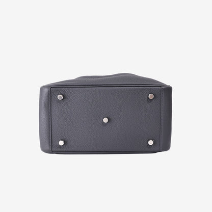 Hermès Lindy 26 in Gris Misty Clemence Leather with Palladium Hardware