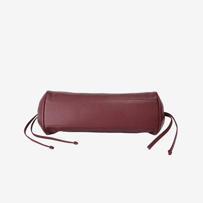 Chanel 26S Shopping Bag in Burgundy Calfskin with Gold Hardware