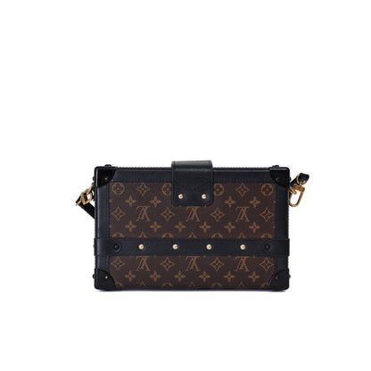 Louis Vuitton Petite Malle Bag in Monogram Canvas Leather with Gold Hardware (Contact to Enquire)