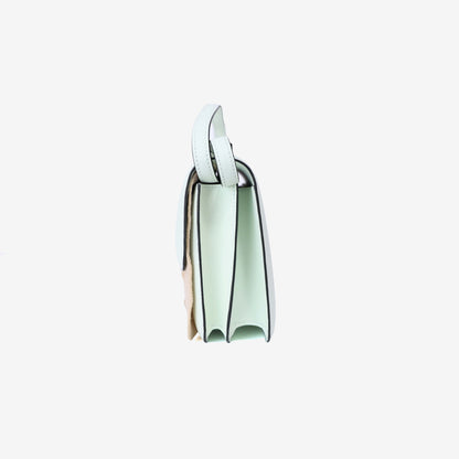 Hermès Constance 18 in Vert Fizz Epsom Leather with Palladium Hardware side view