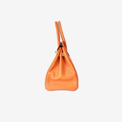 Hermès Birkin 30 in Orange Epsom Leather with Gold Hardware