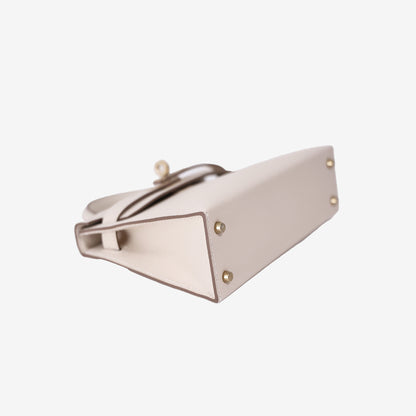 Hermès Mini Kelly 20 in Craie Epsom Leather with Gold Hardware (Contact to Enquire)