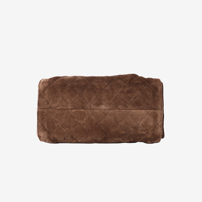 Chanel 26K 25 Hobo Bag Small in Brown Suede with Gold Hardware (Contact to Enquire)