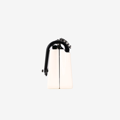 Chanel Plexiglass Coco Bag in Black and White Acrylic with Black Hardware