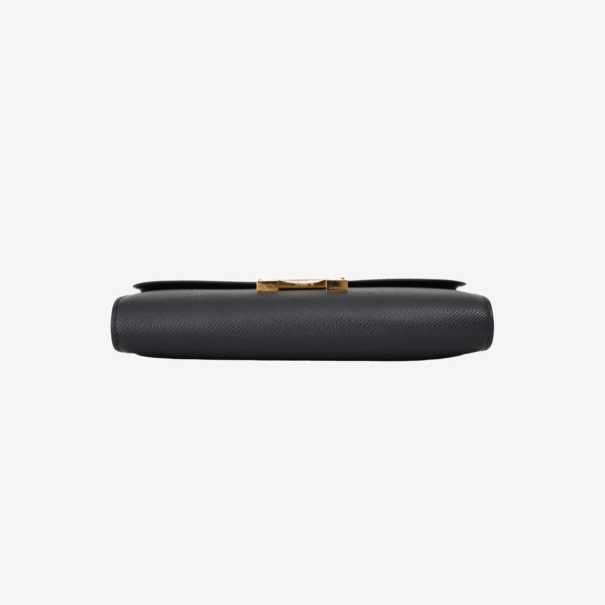 Hermès Constance To Go in Noir Epsom Leather with Palladium Hardware bottom view