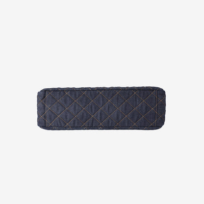 Chanel 26P Maxi Classic Flap Bag in Dark Blue Denim with Aged Gold Hardware (Contact to Enquire)