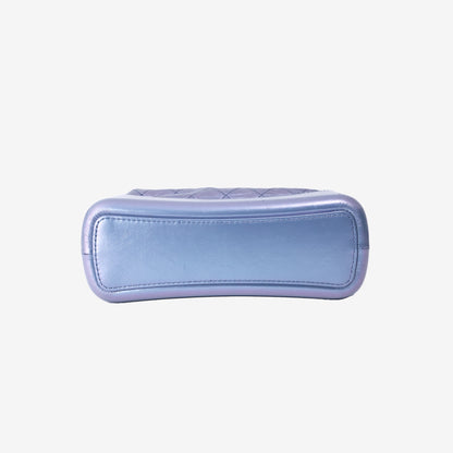 Chanel Gabrielle Large Hobo Bag in Blue Calfskin Leather with Mixed Hardware