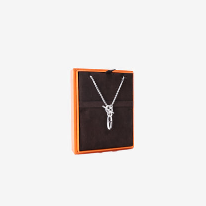 Hermès Chaîne d'Ancre Pendant Necklace in Silver (Contact to Enquire)