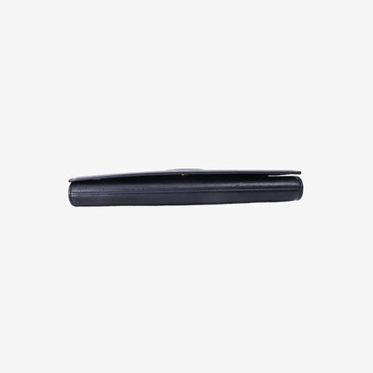 Saint Laurent Belle de Jour Clutch in Black Calfskin Leather