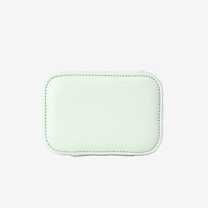 Chanel Mini Square Vanity Case in Light Green Lambskin with Gold Hardware