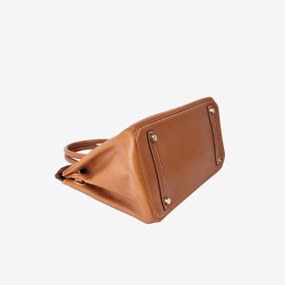 Hermès Birkin 30 in Gold Barenia Leather with Gold Hardware