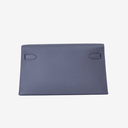 Hermès Kelly Elan in Etain Epsom Leather with Gold Hardware back view