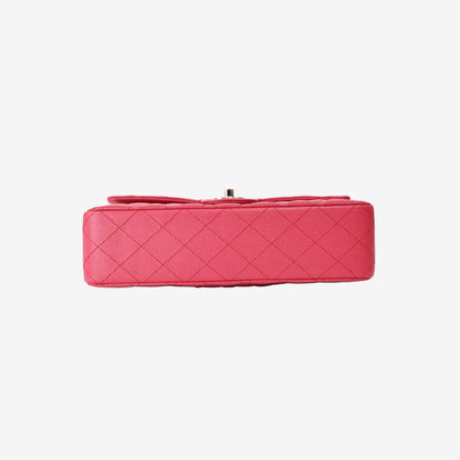 Chanel Medium Classic Double Flap Bag in Pink Caviar Leather with Gold Hardware