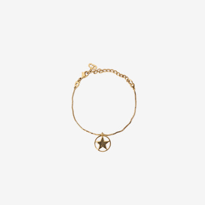 Dior Star Charm Bracelet in Gold-Tone Metal