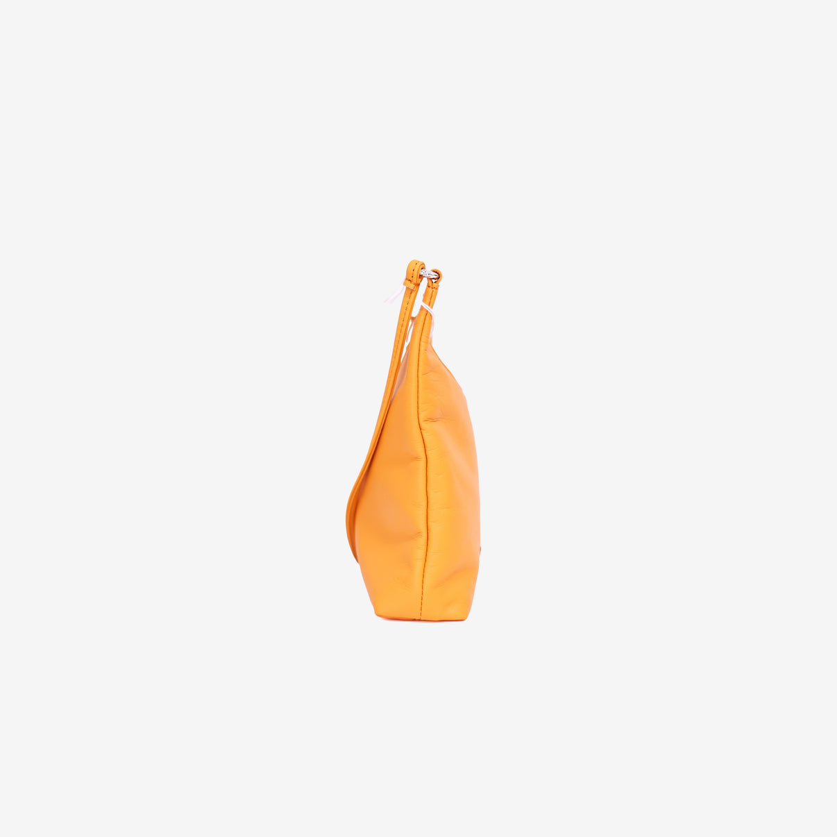 Chrome Hearts Viv Dagger Shoulder Bag in Orange Calf Leather with Silver Hardware side view