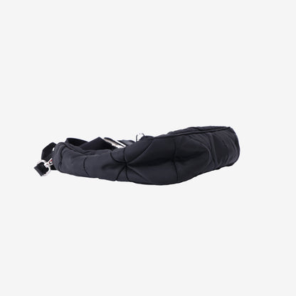 Prada Padded Re-Nylon Shoulder Bag in Black Re-Nylon