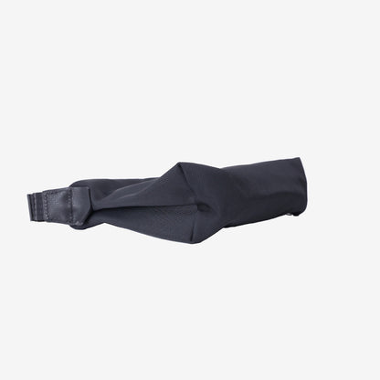 Longchamp Mini Crossbody Bag in Black Canvas with Silver Hardware