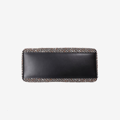 Chanel 26S Large Shopping Bag in Black and Ecru Tweed