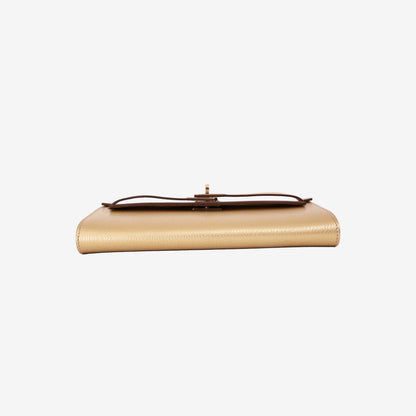 Hermès Kelly To Go in Doré Chèvre Chamkilight with Gold Hardware