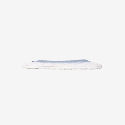 Chanel Ombré Gradient CC Clutch in Blue/White Quilted Lambskin Leather