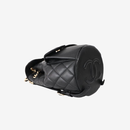 Chanel Backpack in Black Caviar Leather with Gold Hardware (Contact to Enquire)