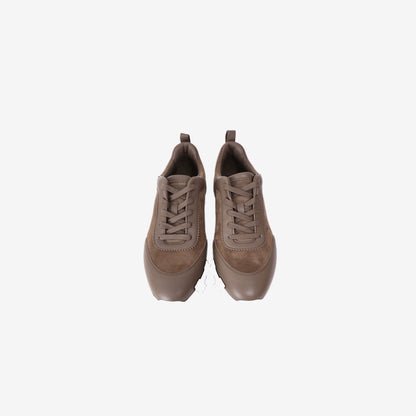 Hermès Bouncing Sneakers in Etoupe Suede and Calfskin (Size 42) (Contact to Enquire)