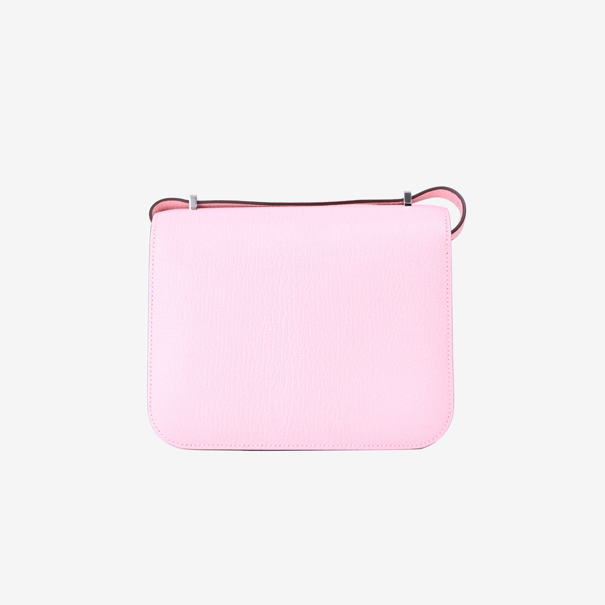 Hermès Constance 18 in Sakura Pink Chevre Mysore Leather with Palladium Hardware back view