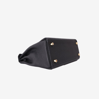 Hermès Kelly 25 in Noir Togo Leather with Gold Hardware (Contact to Enquire)