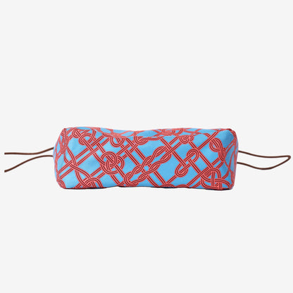 Hermès Fourbi 20 in Bleu Frida Silk